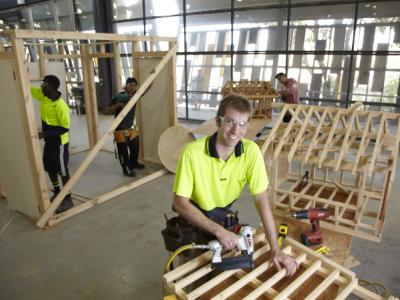 Study carpentry at TAFE WA. Photo credit: TAFE Western Australia