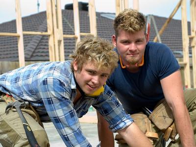 The Certificate III in Carpentry is a great start for a career in the building industry.  Photo credit: Holmesglen Institute