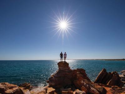 Enjoying the coastline in Northern Western Australia. Photo credit: Tourism WA