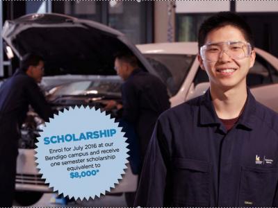 Kangan Institute automotive scholarships 2016.