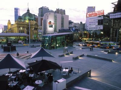 Federation Square, Melbourne. Photo credit: Tourism Australia copyright.