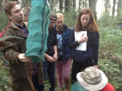 Melbourne Polytechnic conservation students. Photo credit: Jennifer Gibson, Melbourne Polytechnic