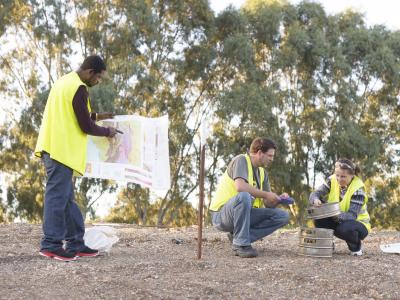 Mining Exploration students at TAFE SA. Photo credit: TAFE SA